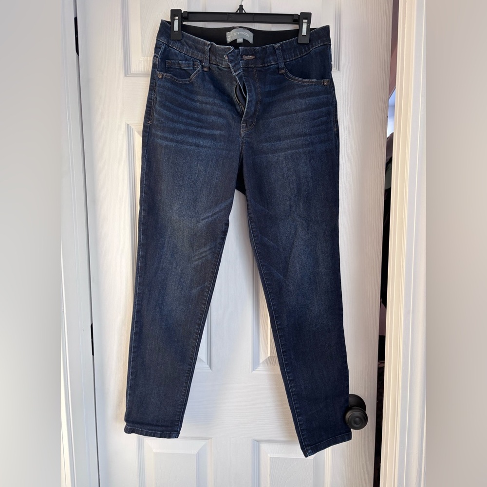 Wit & Wisdom Absolution Size 10 Dark Blue Skinny Jeans